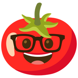 Nerd face and Tomato