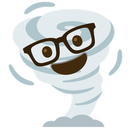 Nerd face and Tornado