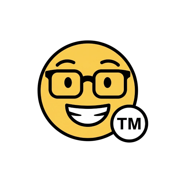 Nerd face and Trade mark