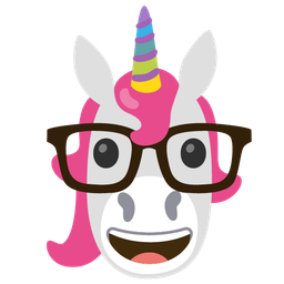 Nerd face and Unicorn