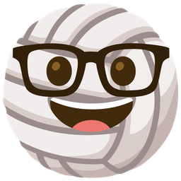Nerd face and Volleyball
