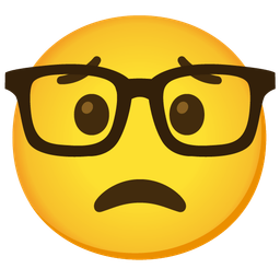 Nerd face and Worried face