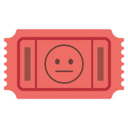 neutral face and admission tickets