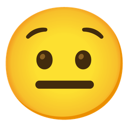 neutral face and anguished face