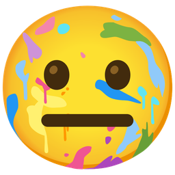 neutral face and artist palette