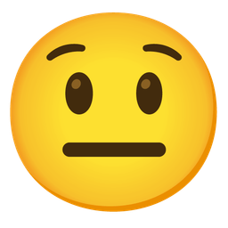 neutral face and astonished face