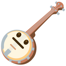 neutral face and banjo