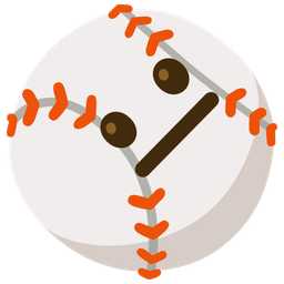 neutral face and baseball