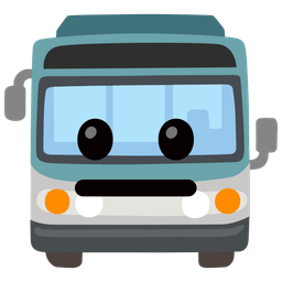 neutral face and bus