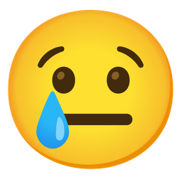 neutral face and crying face