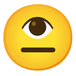 neutral face and eye