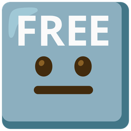 neutral face and FREE button