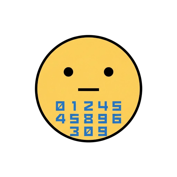 Neutral face and Input numbers