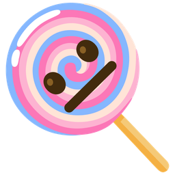 neutral face and lollipop