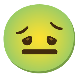 neutral face and nauseated face