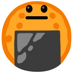 neutral face and rice cracker