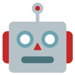 neutral face and robot