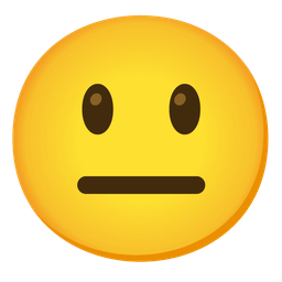 neutral face and zipper-mouth face