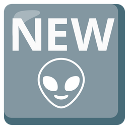 NEW button and alien