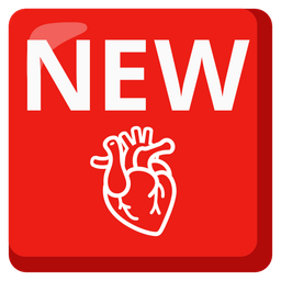 NEW button and Anatomical heart