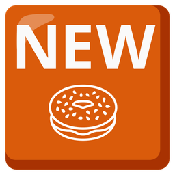 NEW button and Bagel