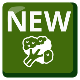 NEW button and Broccoli