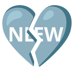 NEW button and Broken heart