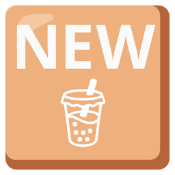 NEW button and Bubble tea