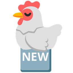 NEW button and Chicken