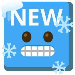 NEW button and cold face