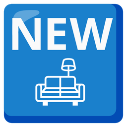 NEW button and Couch and lamp