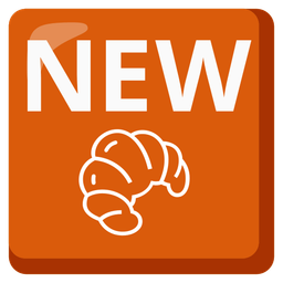 NEW button and Croissant