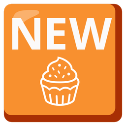 NEW button and Cupcake