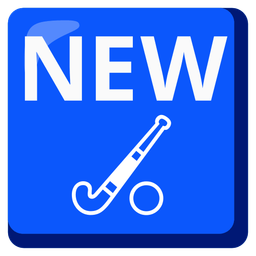 NEW button and Field hockey