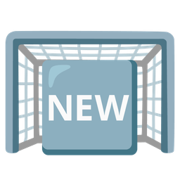 NEW button and Goal net