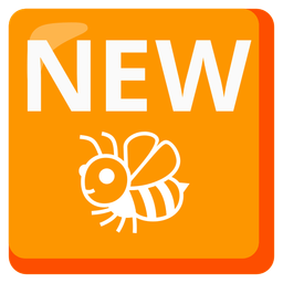 NEW button and Honeybee