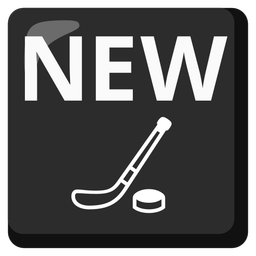 NEW button and Ice hockey