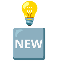 NEW button and Light bulb