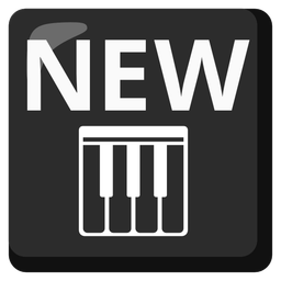NEW button and Musical keyboard