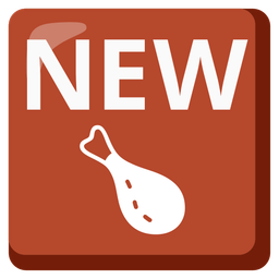 NEW button and Poultry leg