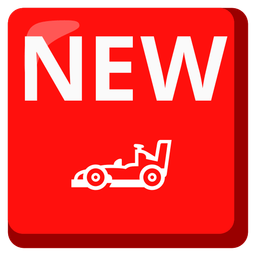 NEW button and Racing car