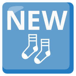 NEW button and Socks