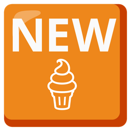 NEW button and Soft ice cream