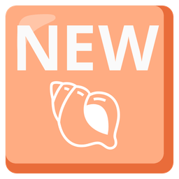 NEW button and Spiral shell