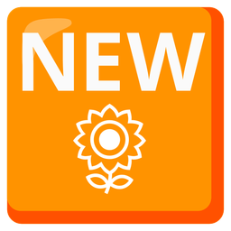 NEW button and Sunflower