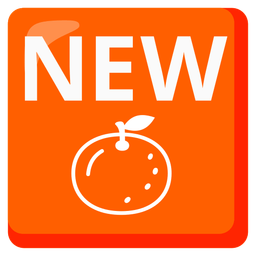 NEW button and Tangerine
