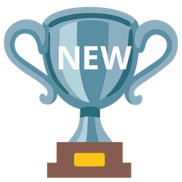 NEW button and Trophy