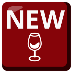 NEW button and Wine glass