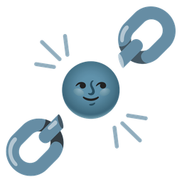 new moon face and chains