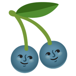 new moon face and cherries